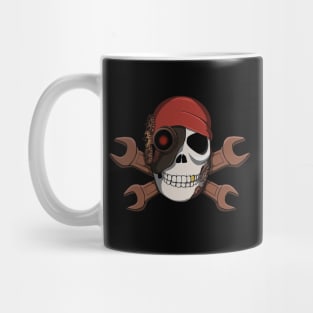 Steampunk Pirate Skull Mug